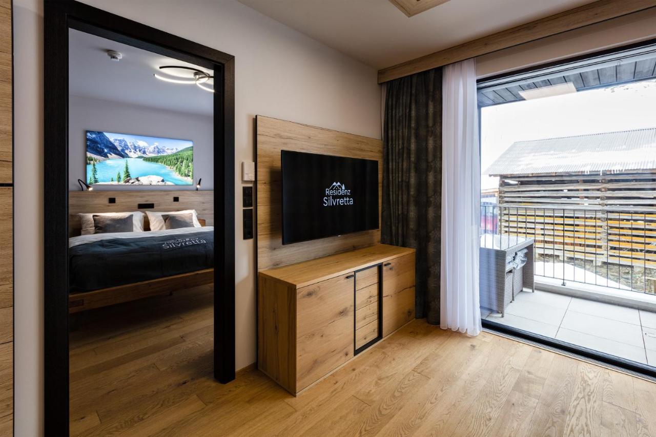 Moderne Wohnung Mit Einer Wunderschoenen Aussicht In Der Residenz Silvretta See Kültér fotó